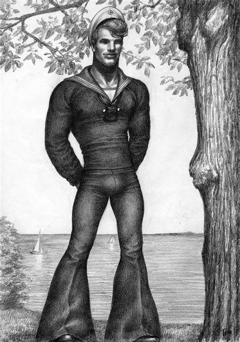 black gay muscle|10 Rare Tom of Finland's Sketches Featuring Black Men .